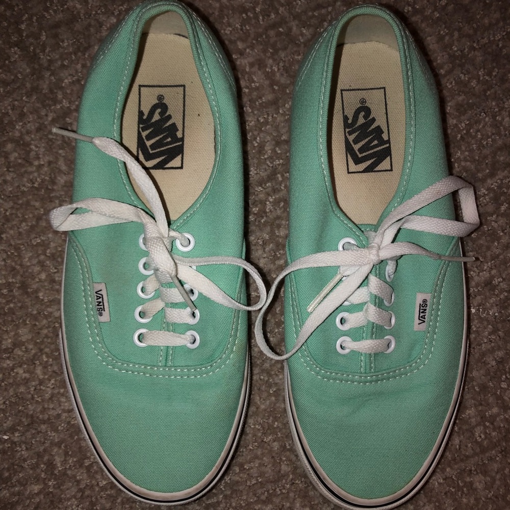 Teal classic Vans